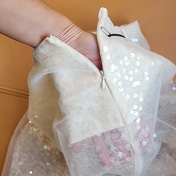 Jason WU Sheer Sequin Midi-Skirt - Picture 8 of 16